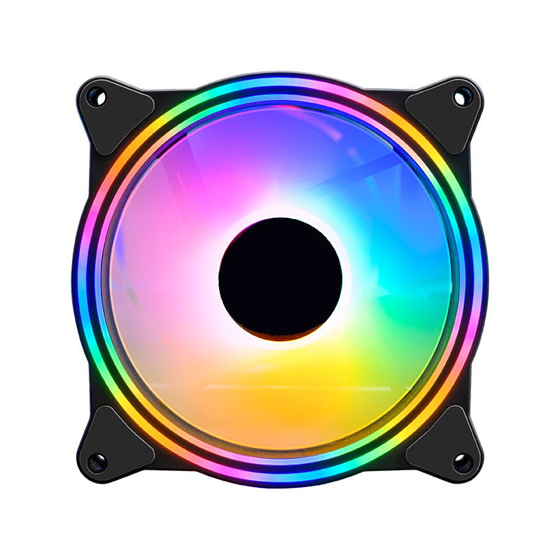 Picture of Cross border SE fan 12cm desktop host computer chassis radiator cpu silent cooling RGB fan