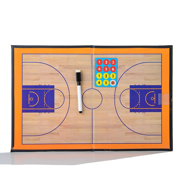 Picture of Foldable 80% off Football Basketball Tactical Board Coach Teaching Board Magnetic Pen Game Training Tactical Command Board