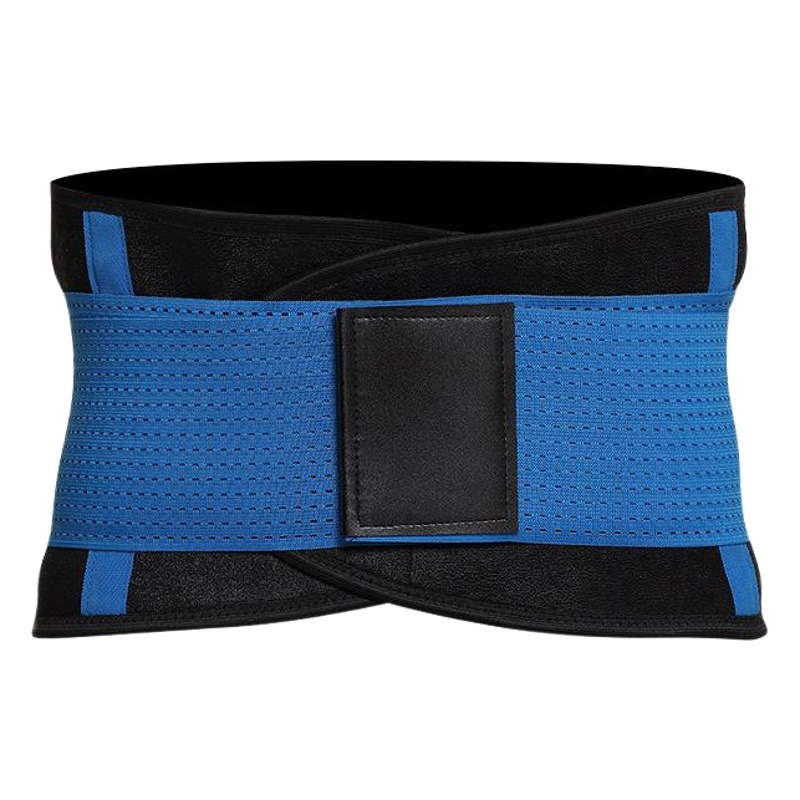 Summer breathable protective belt cross-border blue protective belt waist plate sports steel plate support adjustable protective belt