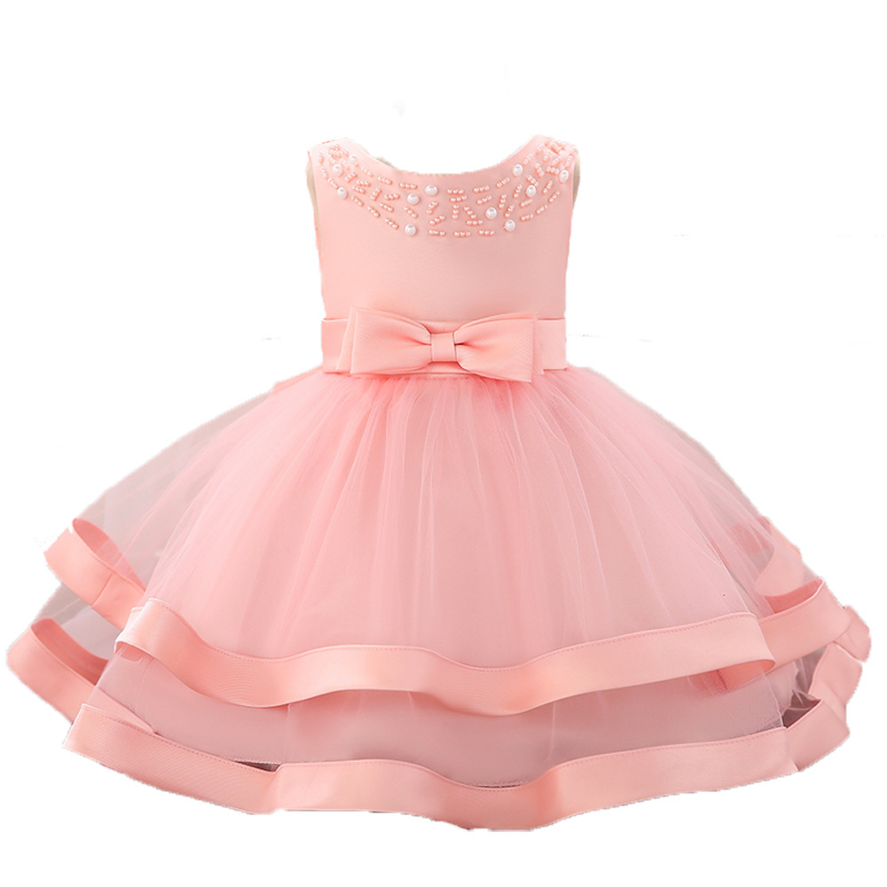 Picture of Children's Dress Export 2025 European and American New Kids Dress Cute Baby Princess Dress Washed Dress Dress