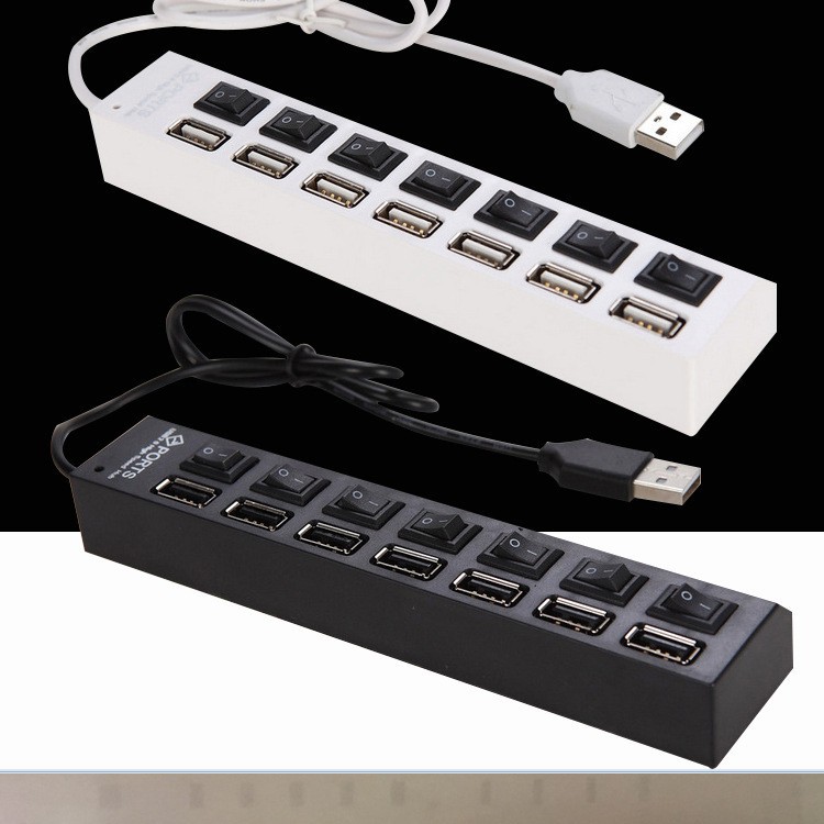 Explosions seven-port switch 2.0 one-to-seven hub HUB splitter high-speed expansion computer USB extender