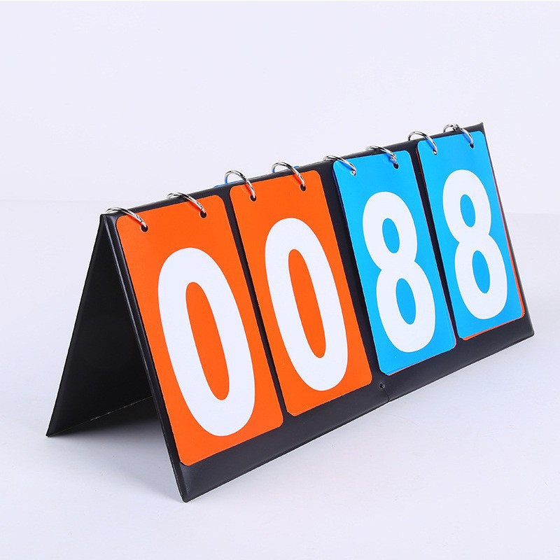 Picture of Scoreboard Basketball Scoreboard Scoreboard Game Count Flip Card Table Tennis Points Billiards Portable Scoreboard