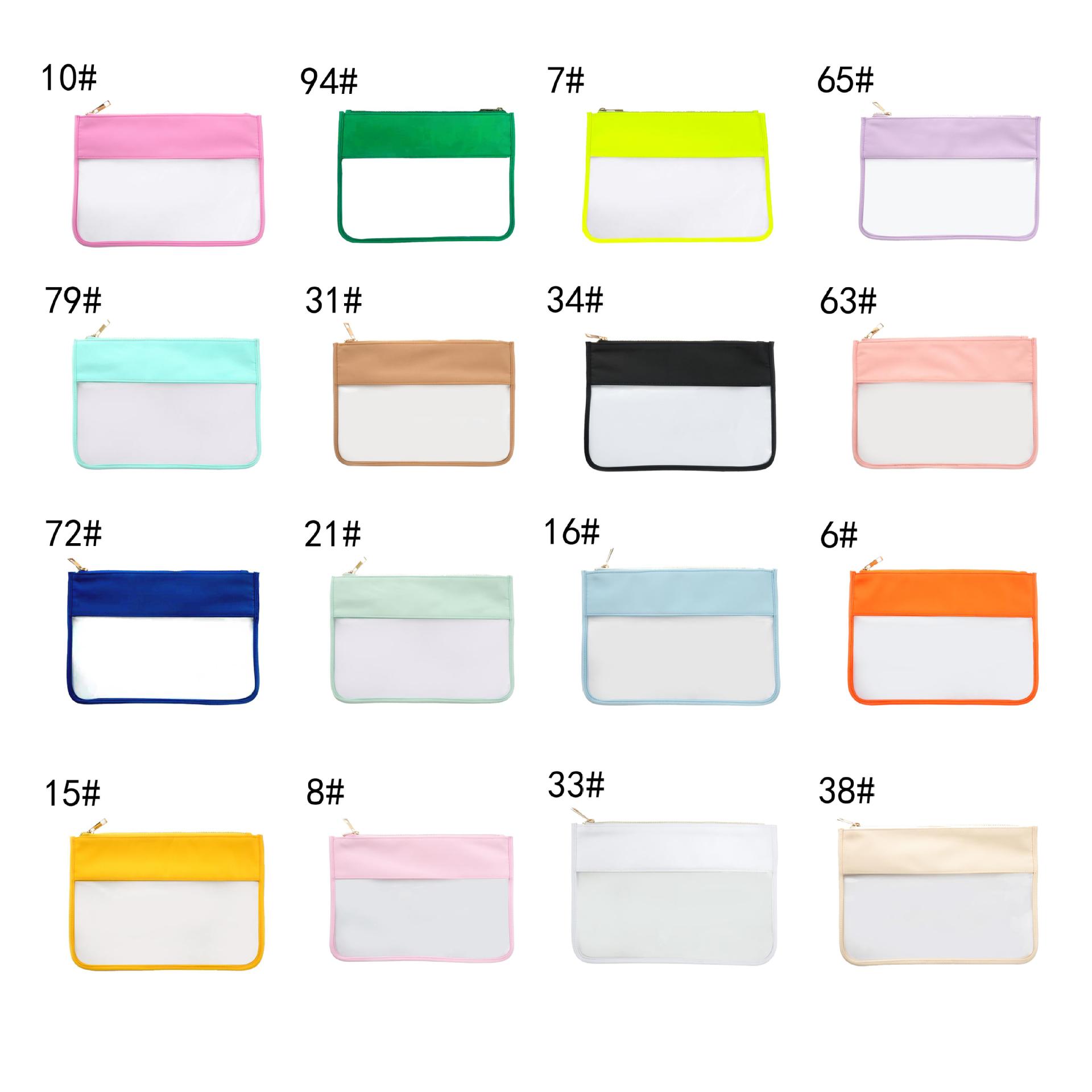 Picture of Simple PVC Transparent Shrunken Bag Waterproof Cosmetic Bag Beach Waterproof Mobile Phone Bag S/M Large Capacity Breathable Cosmetic Bag