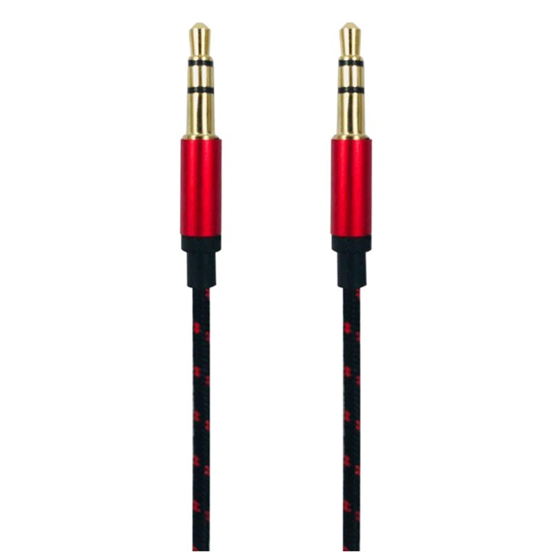 AUX audio cable nylon braided digital car 3.5mm male to male audio cable mobile phone audio headset audio cable