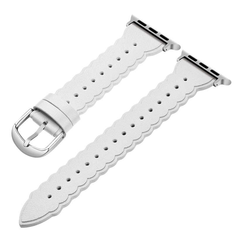 Picture of in stock for Apple Watch Genuine Leather Strap Apple iwatch9876SE Double Llace Fashion Wristband