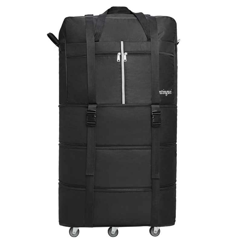 Picture of 158 Air Consignment Bag Large Capacity Study Abroad Travel Case Aircraft Consignment Case Universal Wheel Folding Luggage Bag