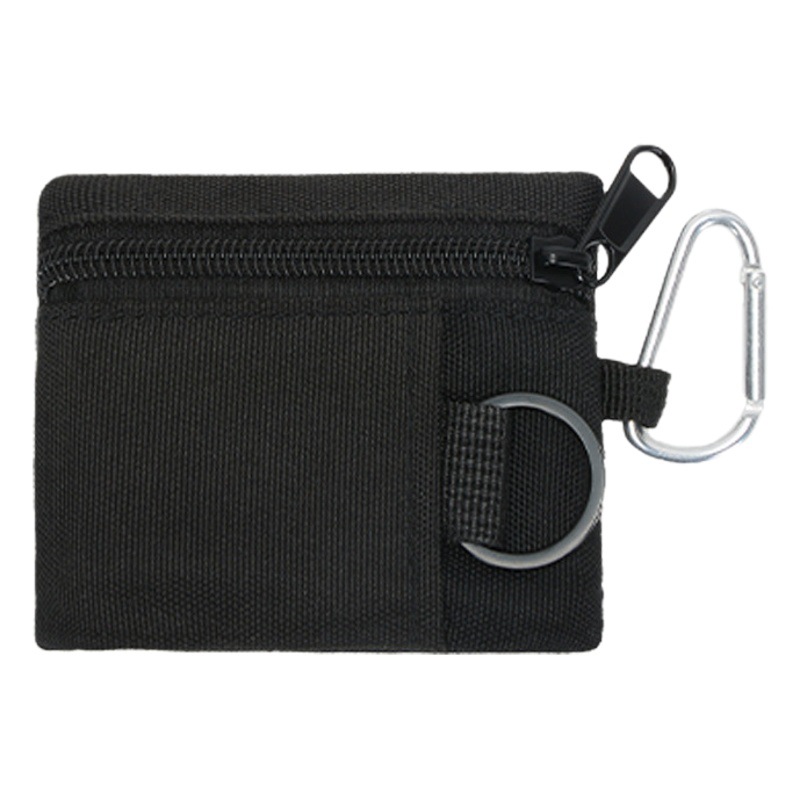 Simple camping climbing fishing key case outer change storage bag zipper small bag sundries storage card holder key case