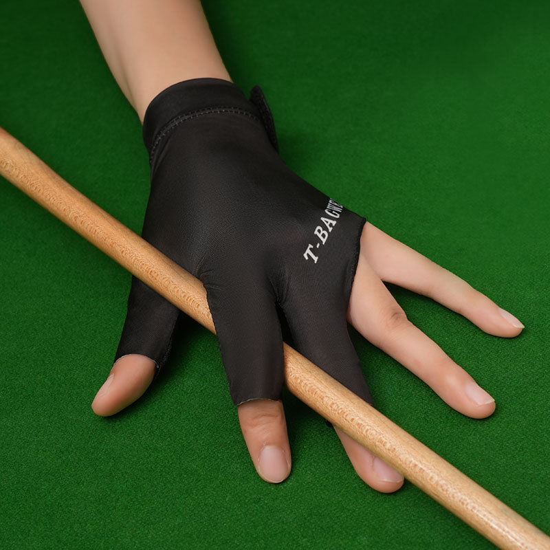 Picture of Billiards Gloves Men's and Women's Billiards Open Finger Professional Snooker Game Special Non-Slip Thin Three-Finger High-Elastic A34-TQ