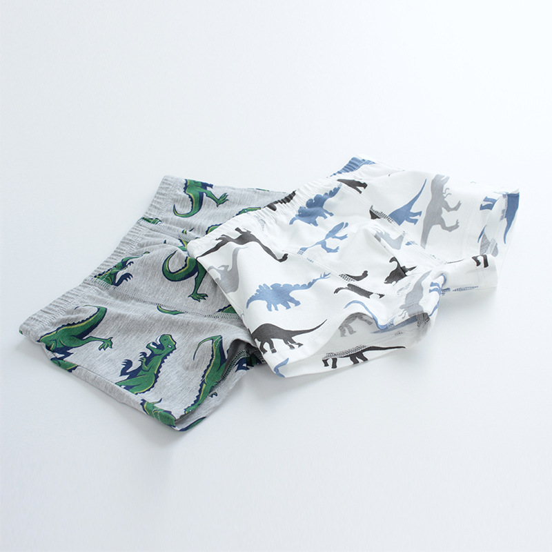 Picture of Children's Underwear Dinosaur Boys Four Corners Boys' Cartoon Shorts Pupil Boys 1-3-12 Years Old Boxer Panties