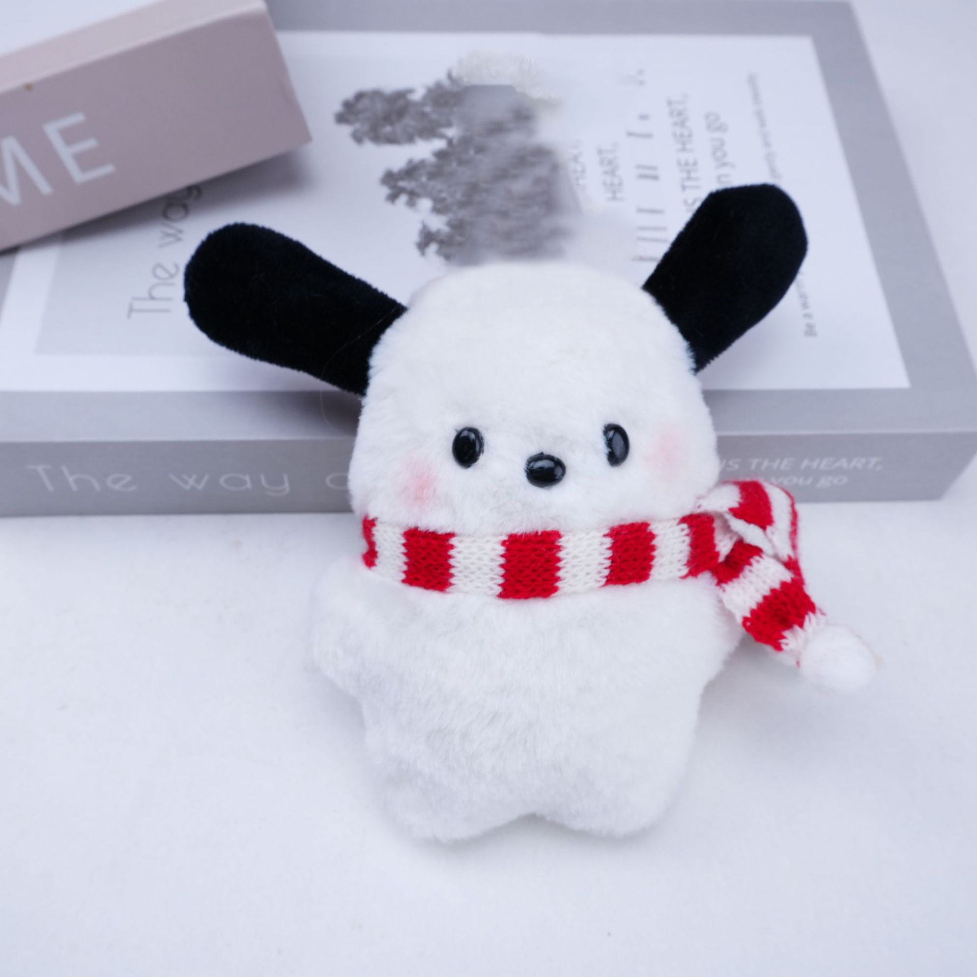 Picture of Cyber Celebrant Pilot Blush Parchal Dog Plush Doll Keychain Girl Pericardium Bag Pendant Pendant Doll Doll