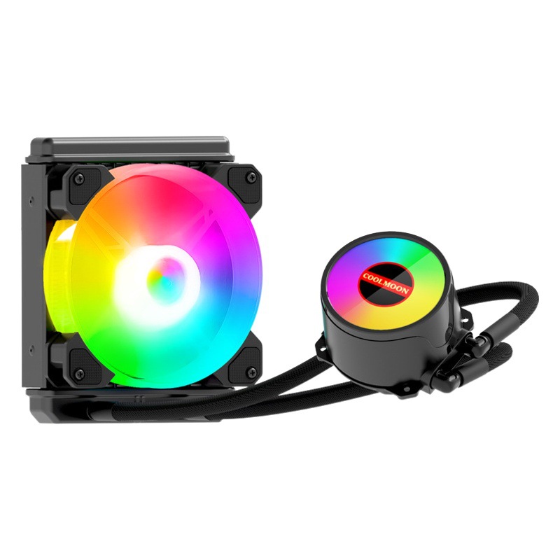 Cold month RGB120 water-cooled radiator 5v ARGB integrated single-row water-cooled set multi-platform CPU radiator