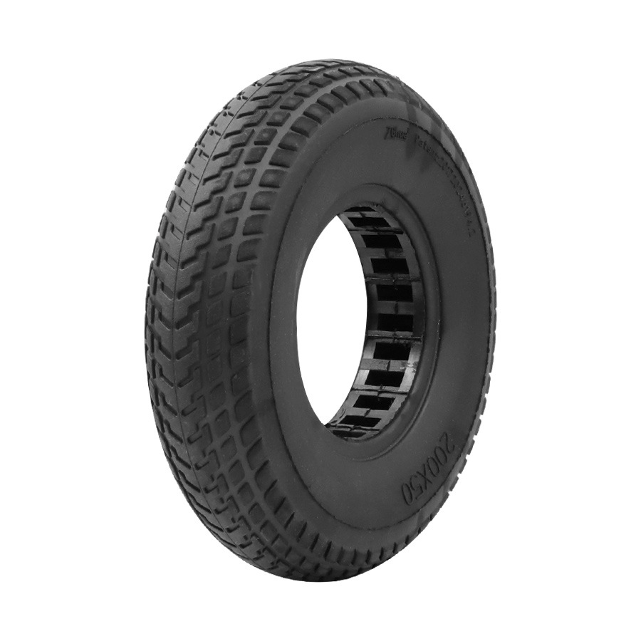 Picture of Suitable for millet 8 inch tire rubber millet hollow solid tire inflatable wheel a generation of hair
