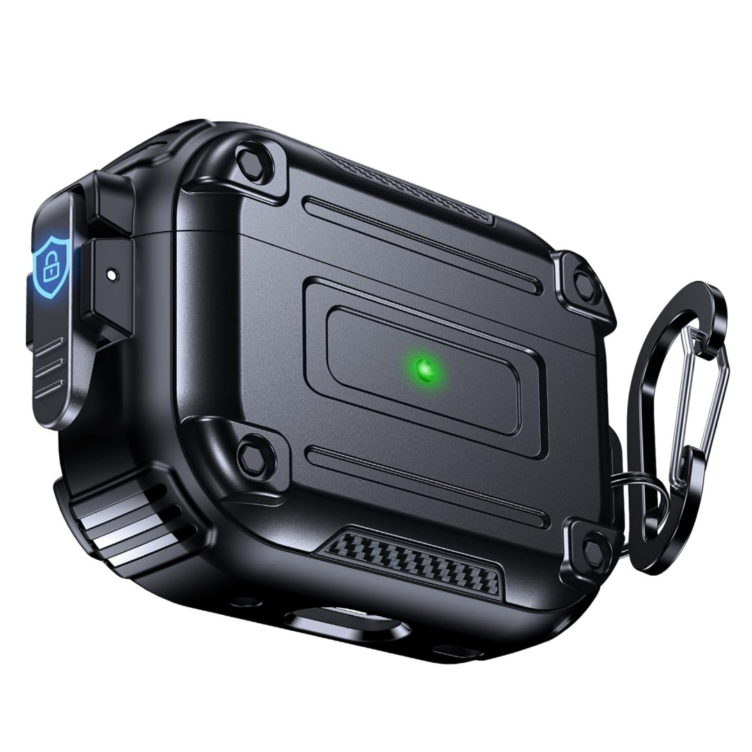 Picture of Cross-Border New Airpodspro2 Second Generation Headphone Case Suitable for Apple Airpods4 Buckle Bluetooth Protective Case