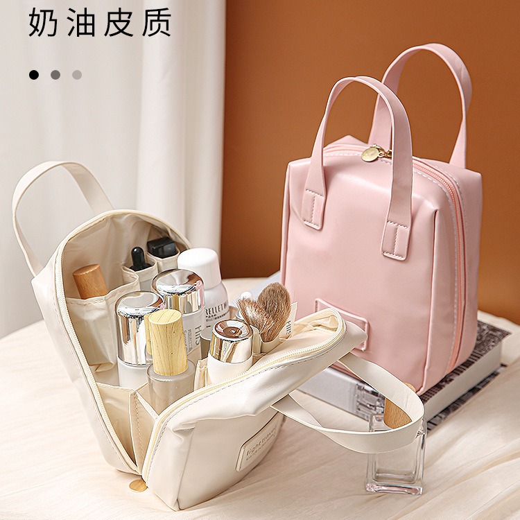 Portable Shell Cosmetic Bag, Large Capacity, High-End Travel Portable Multi-Layer Classified Toiletry Bag, Small Portable Women's Bag