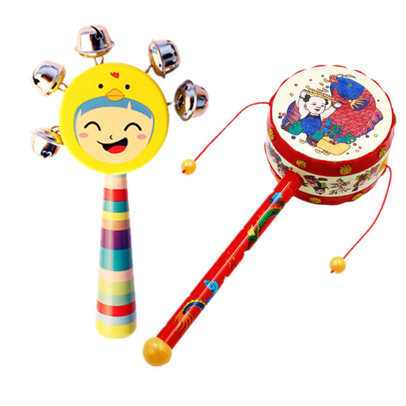 Picture of Newborn baby sand hammer rattle early education puzzle hand bell baby grip training toys 0-6-8-12 months children