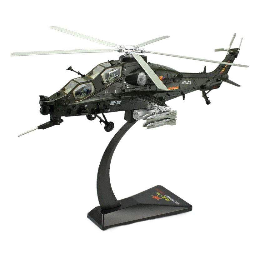 Genuine kaidiwei 1:48 alloy Wuzhi 10 helicopter model helicopter decoration gift wholesale