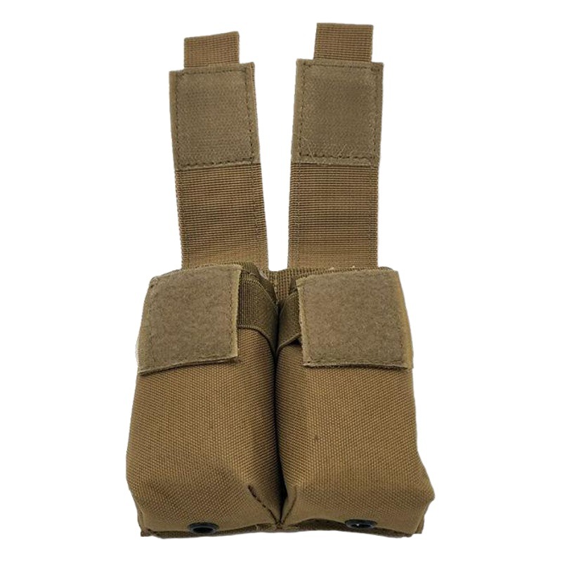 Small Double Bag Flashlight Bag 9mm Double Molle Vest Accessory Bag Outdoor EDC Tool Bag