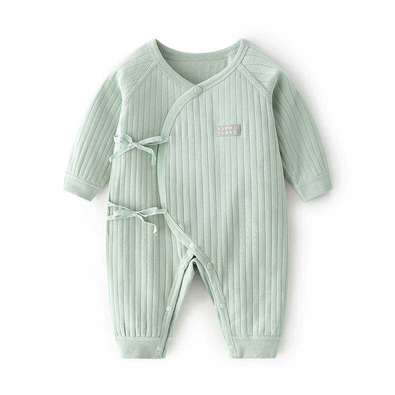 Picture of Newborn Baby Harper Autumn and Winter Pure Cotton Boneless Clothes Newborn Monk Clothes Pajamas for Boys and Girls Baby Jumpsuit Spring and Autumn
