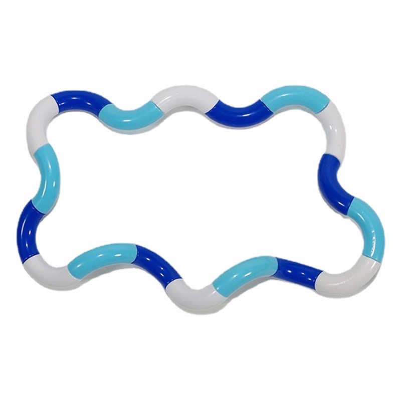 Creative Decompression Macaron Finger Infinite Rubik's Cube 18 Section Deformation Twist Rope Variables Twist Pocket Toy