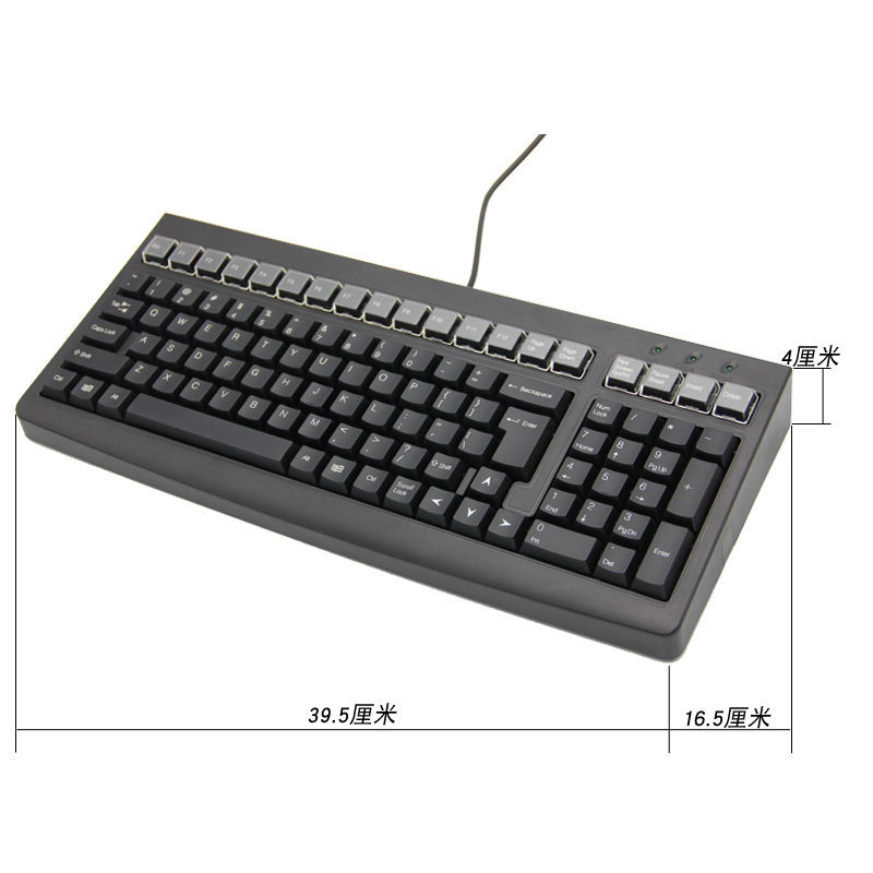 Picture of POS cash register keyboard PS/2 interface cash register keyboard shopping mall supermarket cash register computer keyboard USB
