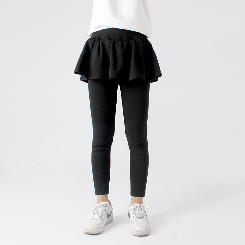 Picture of Children's Pants Autumn Korean Style New Children's Leggings Medium and Large Children Solid Color Leggings Culottes Girls' Pants Wholesale