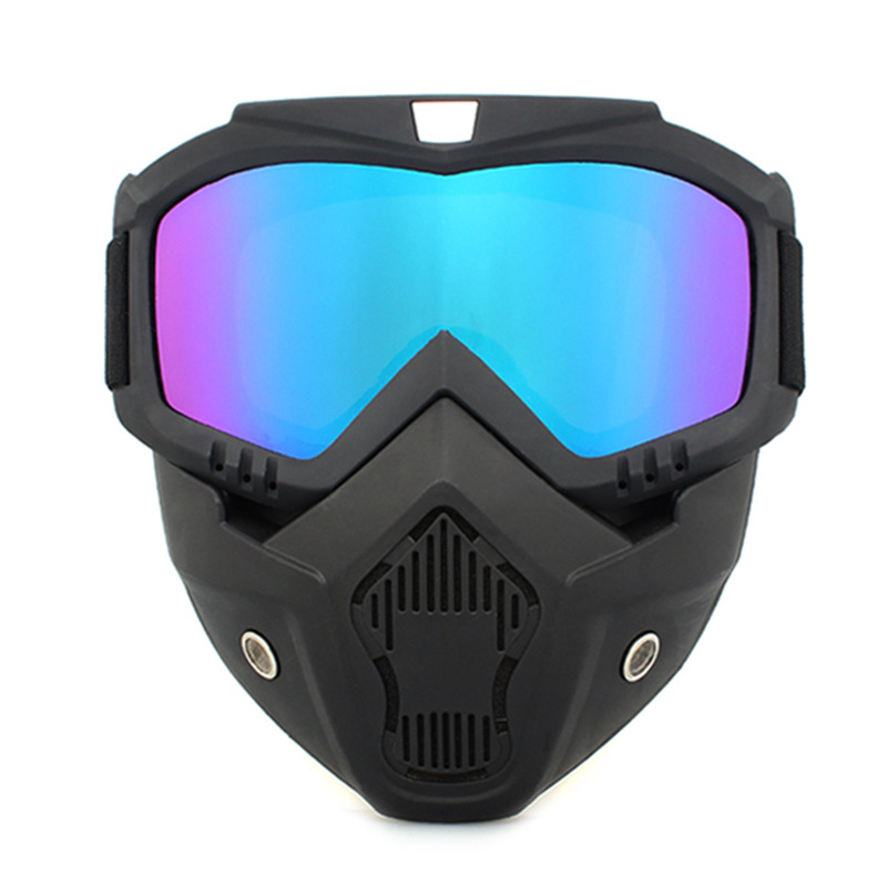 Picture of Retro Harley motorcycle mask riding goggles Harley mask windproof mirror off-road vehicle sports helmet mask