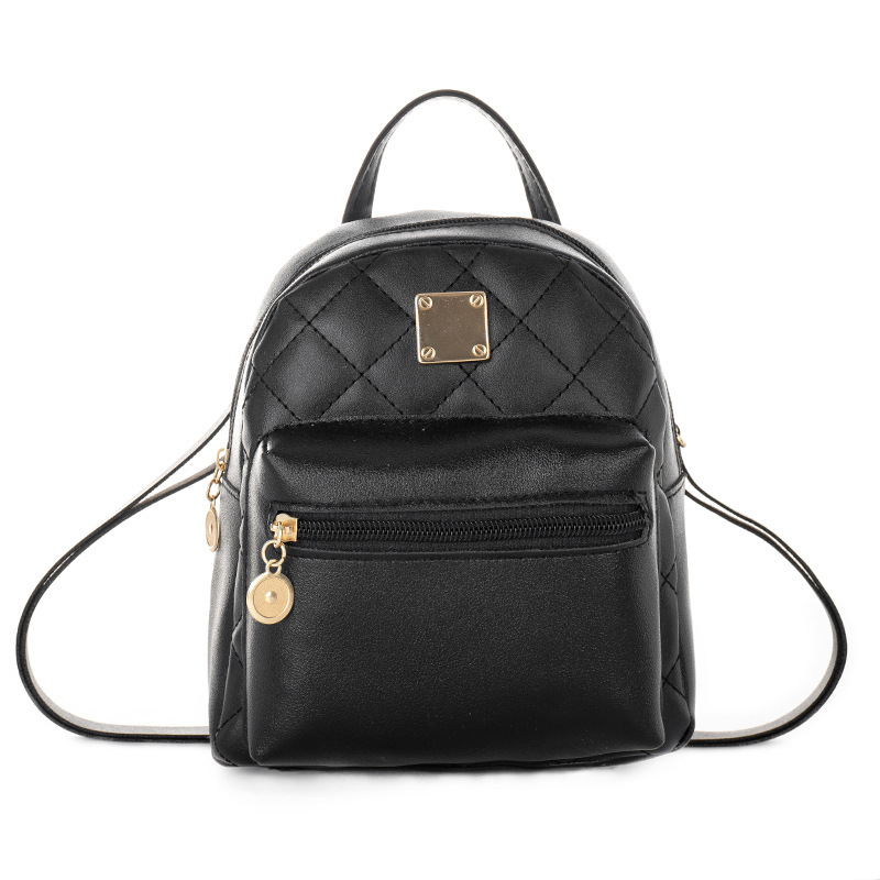 Picture of Fashion trend Joker rhombus backpack women's Leisure Travel small backpack foreign trade Women's bag wholesale a generation of hair