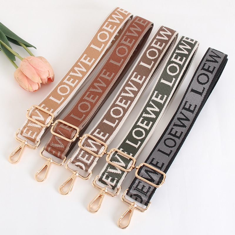Letter Pattern Women's Bag with Accessories Replacement Crossbody Strap Shoulder Underarm Bag Vegetable Basket Transformation Universal Strap