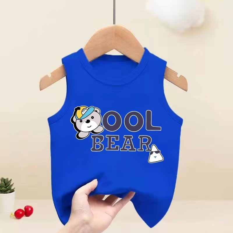 Picture of Boys' vest 2023 new summer Western style children's summer clothes baby boys' sleeveless sling thin baby top