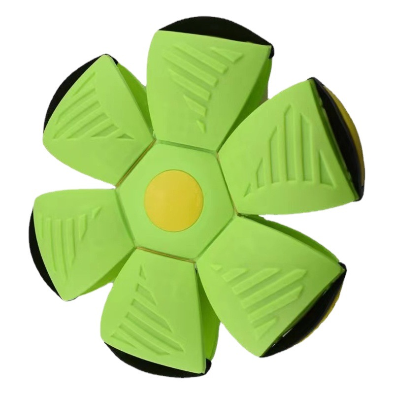 Step on the ball magic flying saucer ball luminous decompression deformation release bouncing ball Frisbee parent-child interactive toy ball