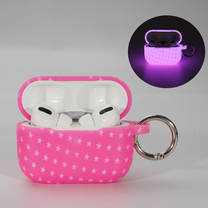 Picture of New applicable airpods protective case for apple 3 generation luminous earphone case airpods pro2 earphone protective case
