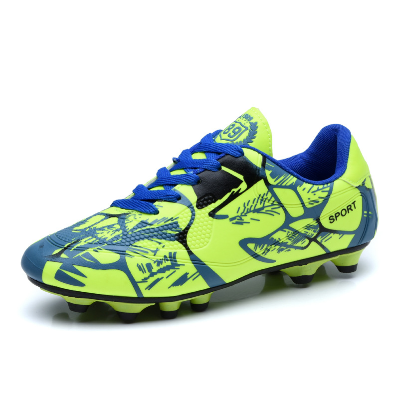 Picture of Youth Spike Training Football Shoes Campus Outdoor Men's and Women's Low-Top Artificial Grass Spikes Competition for Male and Female Students