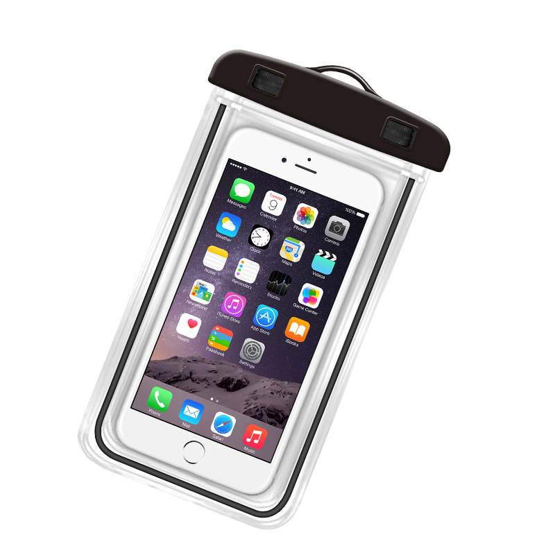 Picture of Hot spring swimming fluorescent waterproof protective bag fluorescent mobile phone waterproof cover luminous mobile phone waterproof bag
