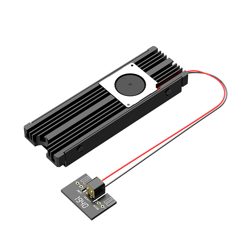 Picture of M.2 radiator SATA solid state drive NVME heat sink vest turbo fan super SSD aluminum alloy computer