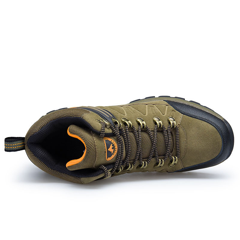 Picture of Cross-Border E-Commerce European and American Outdoor Shoes Hiking Shoes Men's Shoes Large Size 47 Waterproof Sports Shoes High-Top Hiking Shoes Wear-Resistant