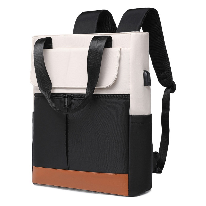 Cross-Border New Travel Bag Outdoor Backpack Laptop Handbag Fashion Backpack Men and Women with USB