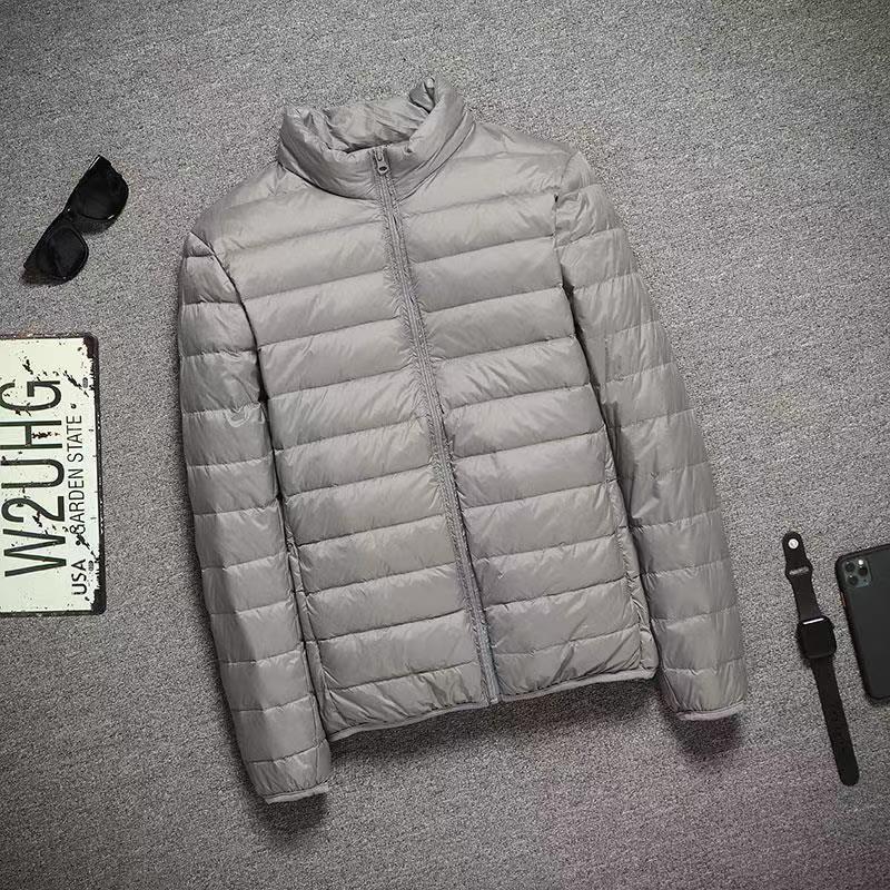 Picture of Anti-season men's cotton-padded jacket short light work cotton-padded jacket men's young and middle-aged plus size feather cotton-padded jacket father's winter coat
