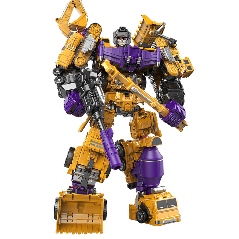 Picture of Jinjiang deformation toy 626 Hercules engineering vehicle six-in-one car robot super-large combination model boy