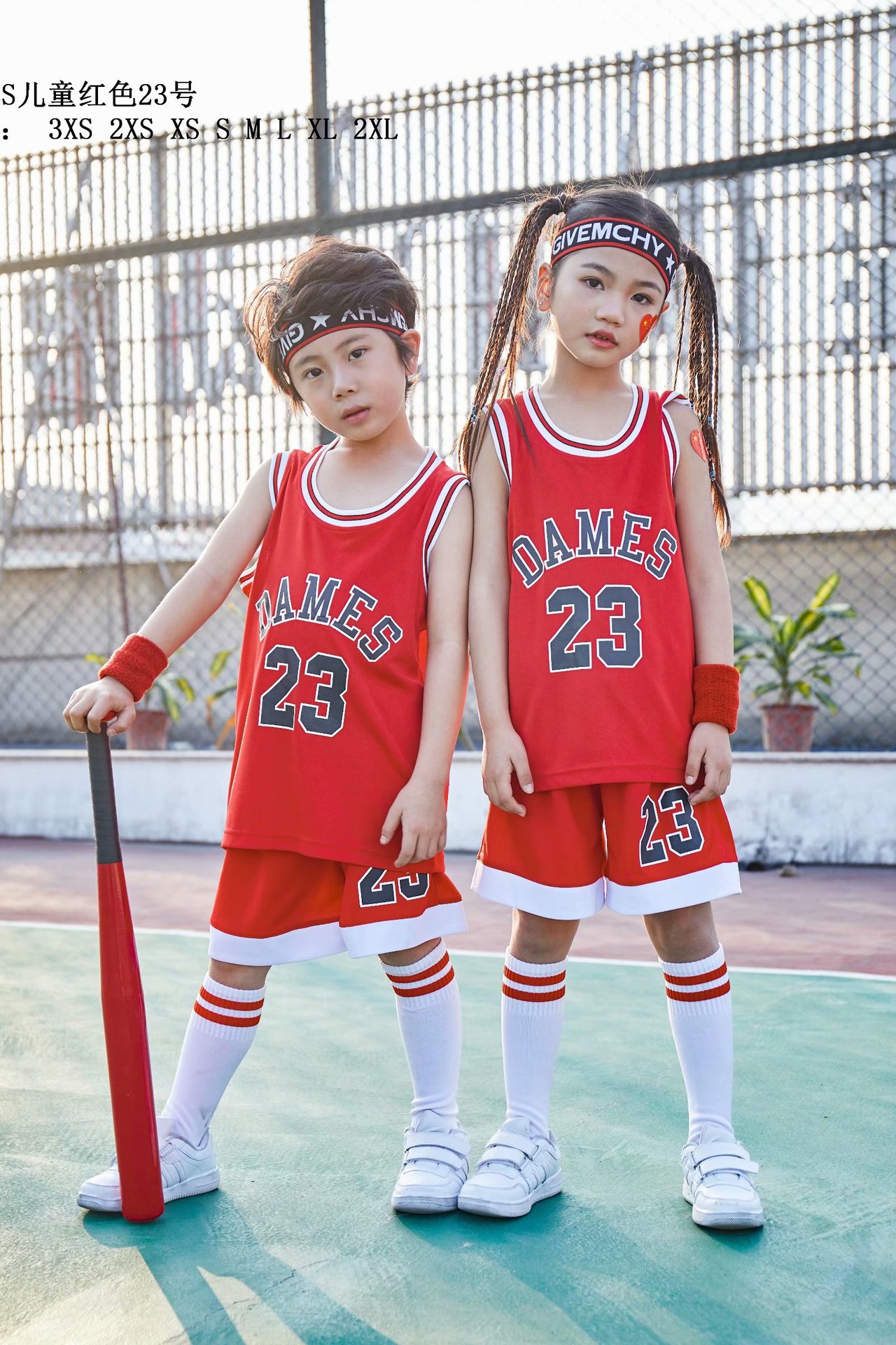 Picture of Children's Basketball Suit suit Printing Training Suit for Primary School Students Girls Boys Kindergarten Baby Performance Suit Basketball Jersey