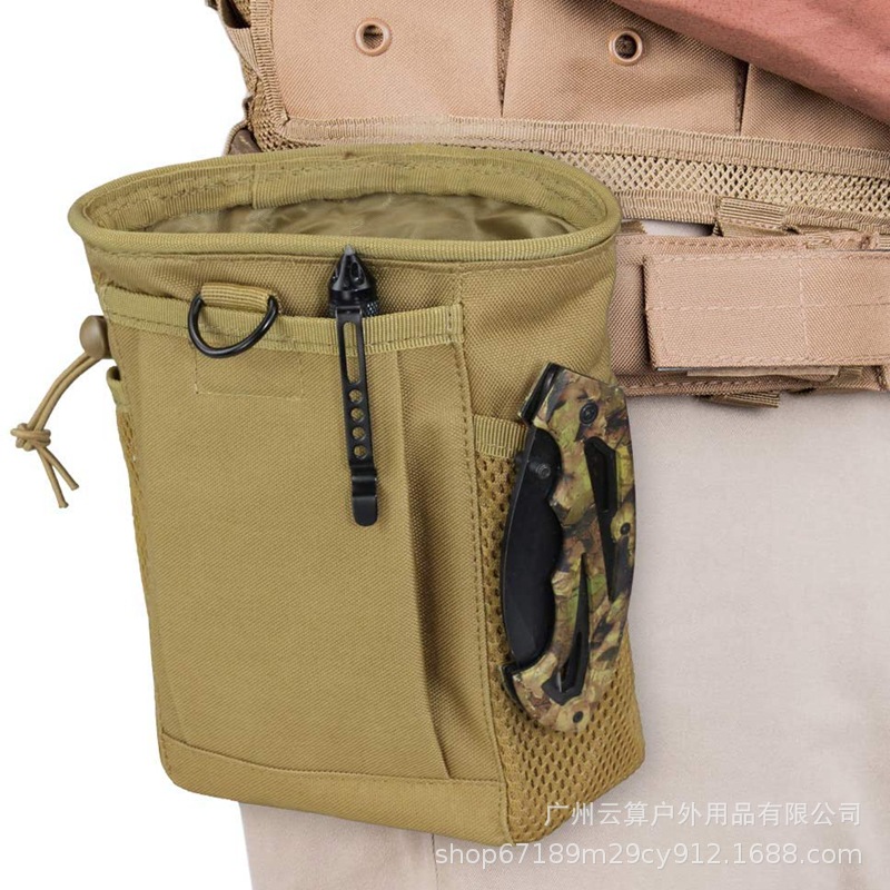 Picture of Outdoor Military Fan Tactical Bag Accessories Waist Bag Outdoor Camping Accessories Supplies Bag Molle Rope Recycling Bag