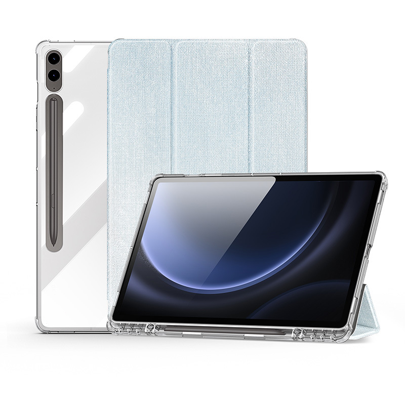 Picture of For Samsung TabS10Plus flat protective case A9Plus retro old simple transparent protective case wholesale