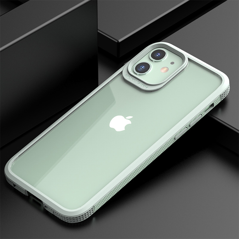 Picture of For Apple 12Pro Max Mobile Phone Case New Transparent iPhone 12Pro Drop-resistant Protective Case 11Pro Max