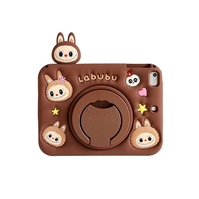 Picture of Suitable for Samsung A9Plus Silicone Shell A8 Cartoon A7Lite Rotating X210 with Pen Slot X115 Labubu T225