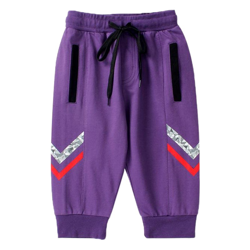 European point children's clothing summer Korean style new boys sports cropped pants large children's cotton casual pants children's pants