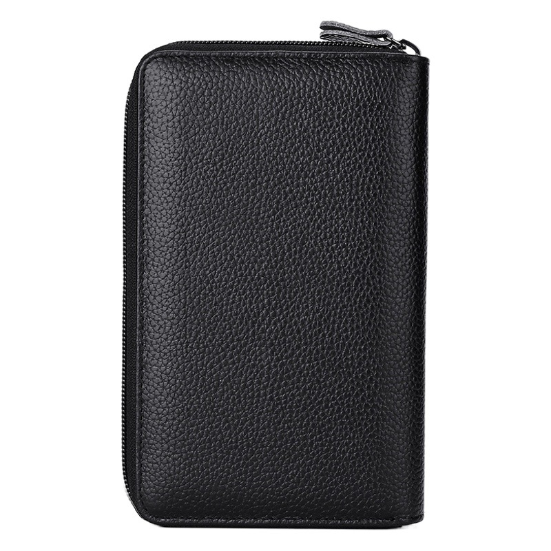 Cross-border leather passport bag head layer cowhide wallet for overseas travel rfid passport book anti-theft card swiping card ID bag