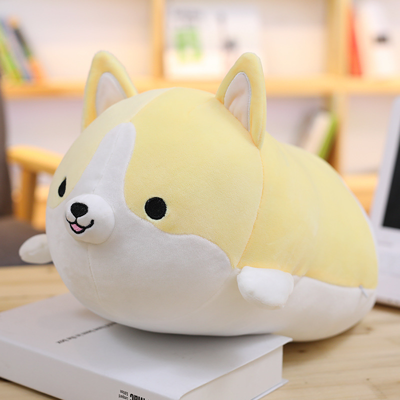 Picture of New software three-color Chai Dog Three Brothers Doll Cute Dog Doll Large Down Cotton Standing Dog Plush Toy