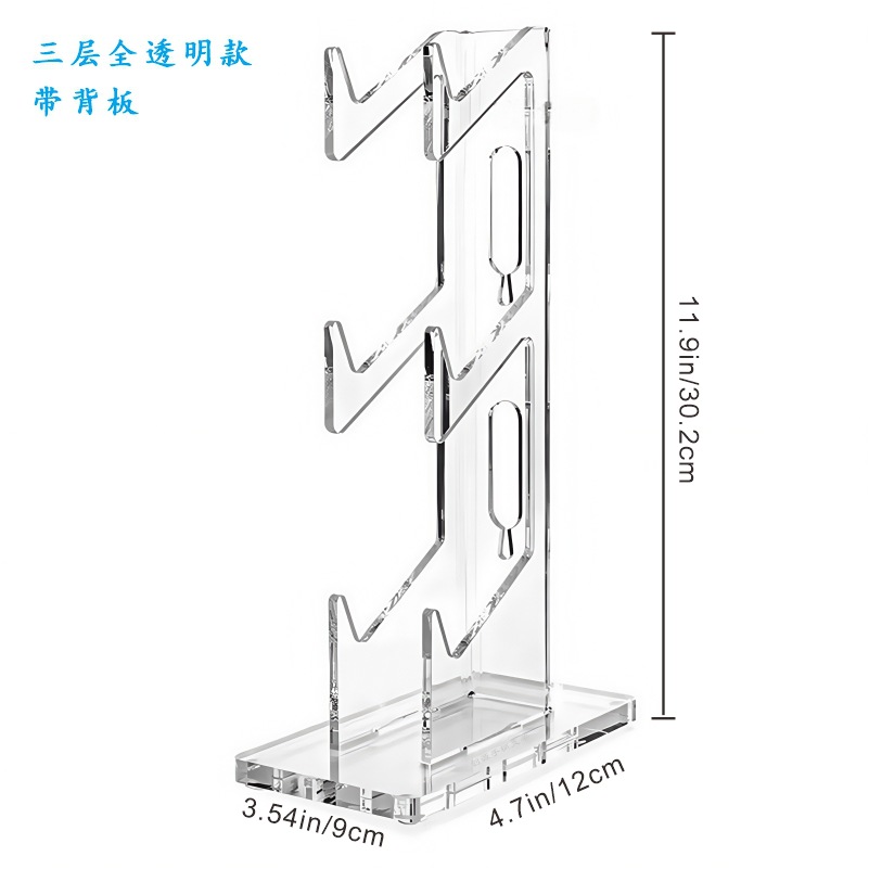 Picture of Acrylic Game Handle Display Stand PS4 Wireless Transparent Desktop Headset Hanger PS5 Universal Handle Bracket