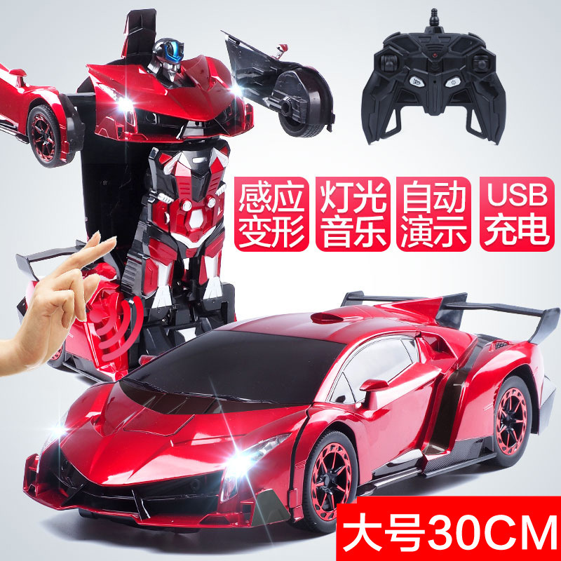 Picture of Children's remote control deformation car induction change body King Kong robot remote control car boy toy car stall