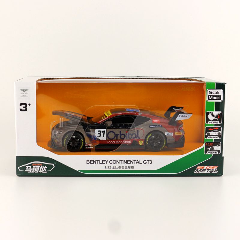 Picture of Yufeng Make 1:32 Bentley GT3 Racing Acousto-optic Power Simulation Metal Alloy Model Collection