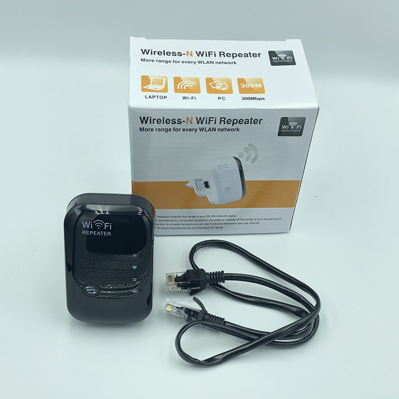 Small steamed bread repeater wireless routing signal amplifier 300Mbps shape parameters white black
